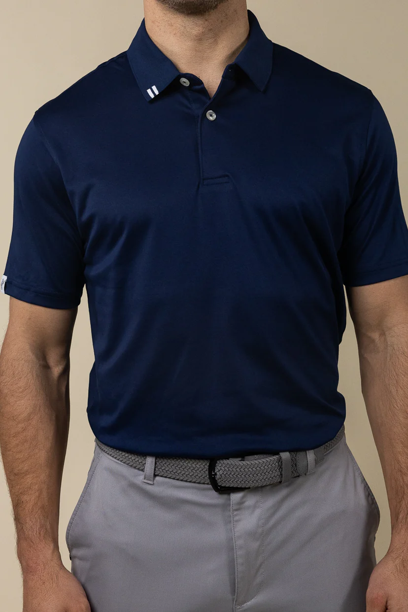 2Bar Solid Polo - Image 2