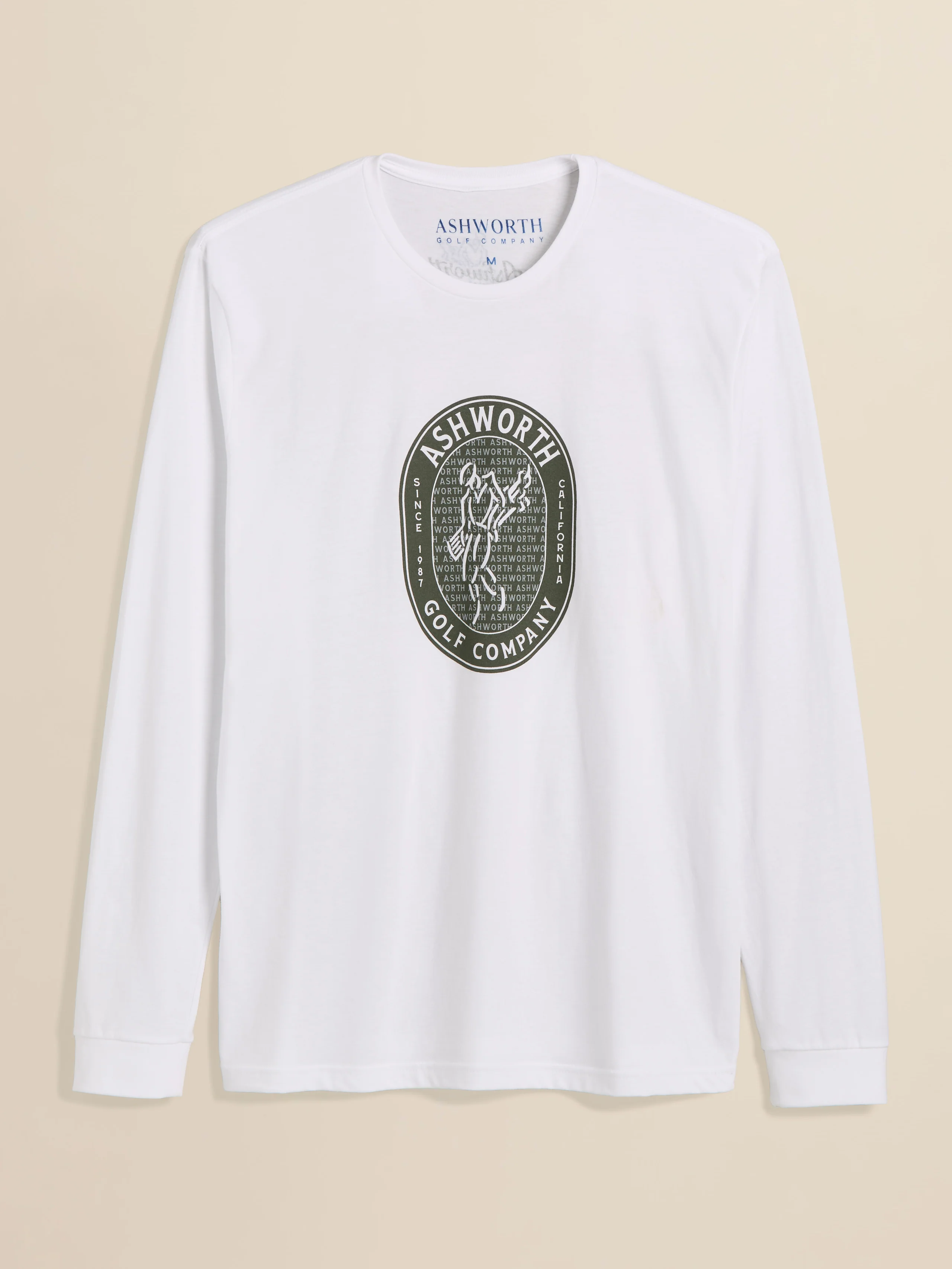 LS Ashworth Golfman Badge Tee